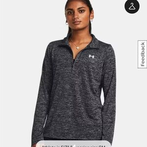 Under Armour Women's Black Quarter-Zip Pullover